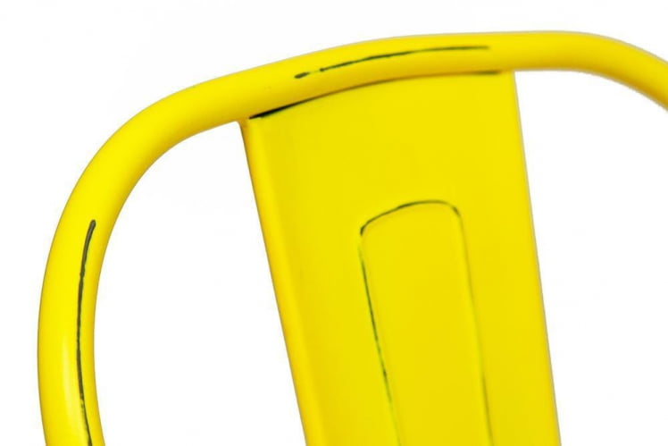 Стул LOFT CHAIR (mod. 012) металл, 45*35*85см, желтый/yellow vintage_6