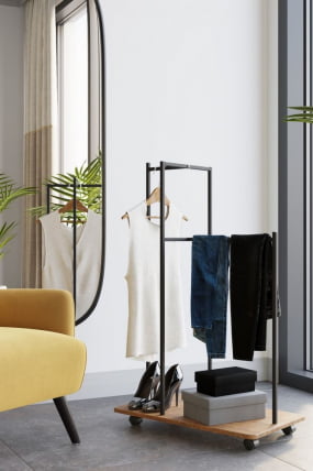 Вешалка гардеробная Стик Дуб американский_3