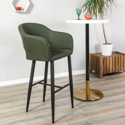 Кресло Бар Oscar Б темно-зеленый/черный_8