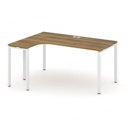 Стол эргономичный левый CONCEPT CN.OSA-002(L) Сандал Янтарный Белый_0