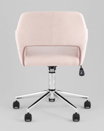 Стул офисный ROSS рогожка светло-розовый_3