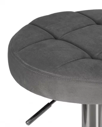 Табурет барный DOBRIN BRUNO Серый велюр MJ9-75_2