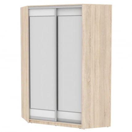 Шкаф-купе ЙА-230х1400-718-2(ДСС-Белый-Д2Д2) / YA-230х1400-718-2(ДСС-Белый-D2D2)_0