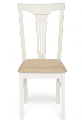 Стул Гермес/ Hermes дерево гевея, 43х49х94см, butter white, ткань песочная (Jaffy 104-58)_1