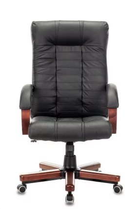 Кресло руководителя Бюрократ KB-10WALNUT/B/LEATH_3