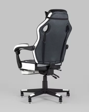 Геймерское кресло ТопЧаирс Вираге Черный-белый / TopChairs Virage_12