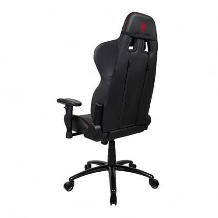 Геймерское кресло Ароззи Инизио Блаcк ПУ Ред лого / Arozzi Inizio Black PU Red logo_6