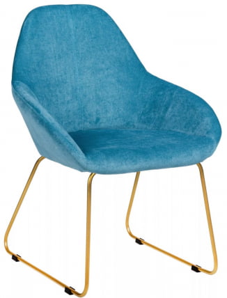 Стул Kent (С) Блю/Линк Золото_0