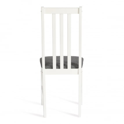 Стул SWEDEN Многослойная фанера, 41*40*99 см, white, ткань темно-серая (150) разобранный_3
