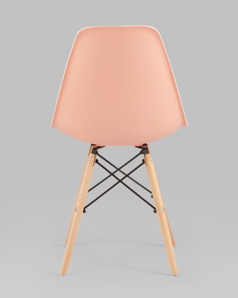 Стул Eames Style DSW персиковый 4 шт. комплект (разборный каркас)_5