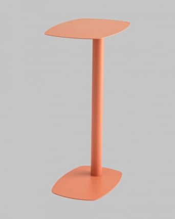 Журнальный столик Eanna L металл коралловый_5