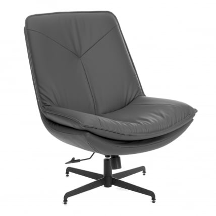 Кресло лаунж Cosmo экокожа, графит_0