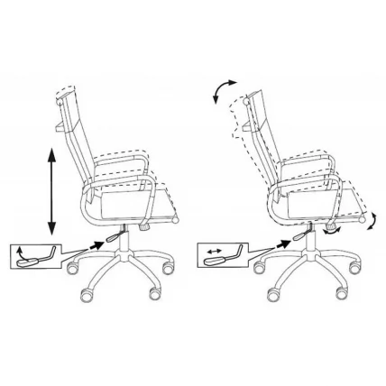 Кресло руководителя Бюрократ CH-993/grey_7