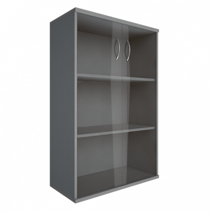 Шкаф средний широкий Riva А.СТ-2.4 Серый_0