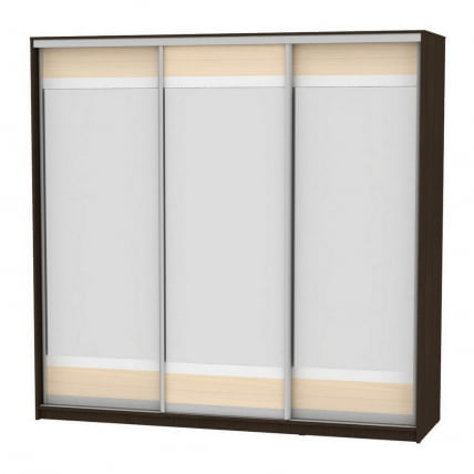 Шкаф-купе Б-220х235х60-2(Венге-ДМ-Д10Д10Д10) / B-220х235х60-2(Венге-ДМ-D10D10D10)_0