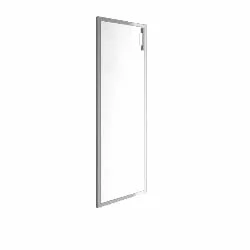 Дверь стекло в раме Lacobel YALTA LT-S2R Л white_0