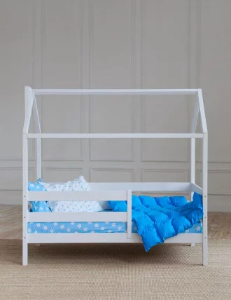 Кровать-домик белый_0