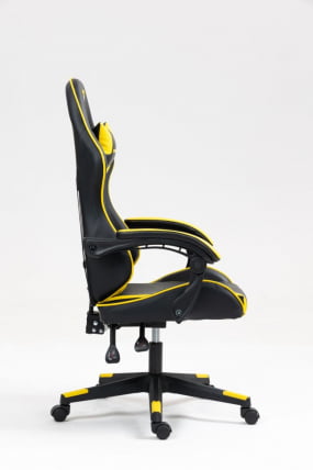 Кресло спортивное TopChairs Shadow черно-желтый_3