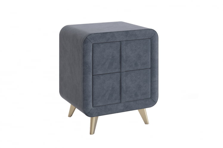 Тумба прикроватная Софи 2 TM-001.2 топаз (велюр)_0