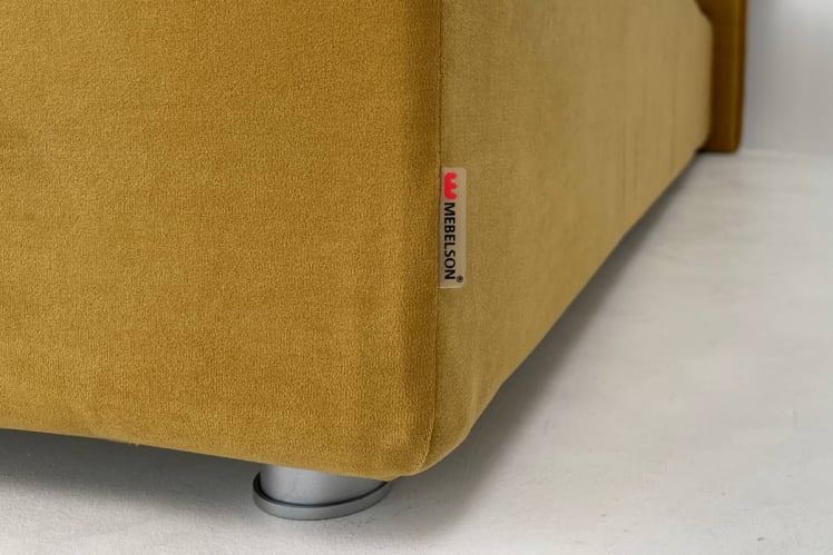 Кровать 0.9 Альба с подъем. механизмом ZP.KM0.9-01 медовый (велюр)_2