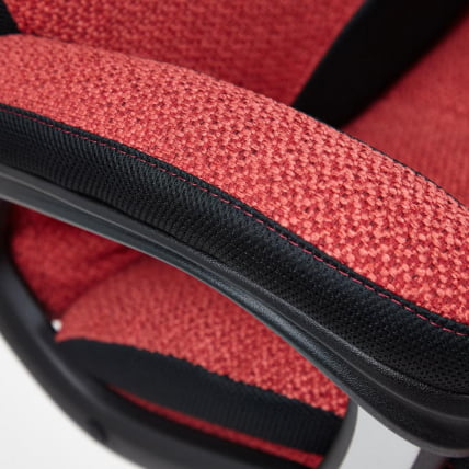 Кресло DUKE ткань, красный/черный, MJ190-11/TW-11_13