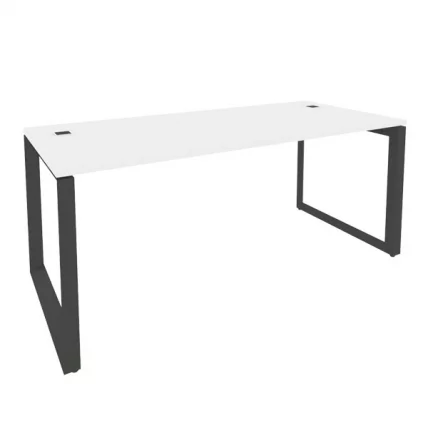 Стол рабочий руководителя на О-образном м/к ONIX O.MO-SRR-5.8 Белый Бриллиант/Антрацит_0