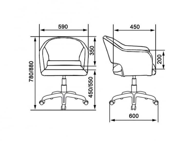 Кресло НЕСТ Б НСТ35341011 Черное / NEST B NST35341011_4