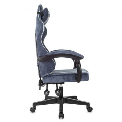 Кресло компьютерное BRABIX Shooter GM-123, 2 подушки, ткань, синее/серое_6