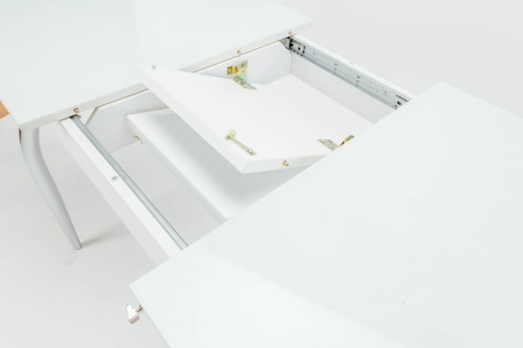 Столешница Чикаго СТ (6191) белый,стекло белое_3