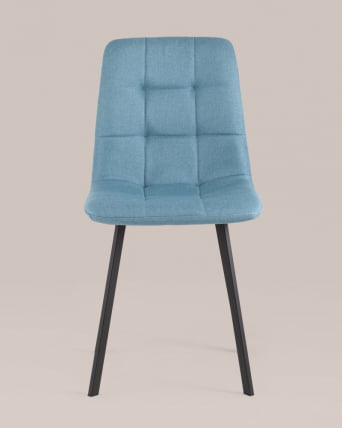 Стул Чиллй рогожка Голубой / Chilly_7