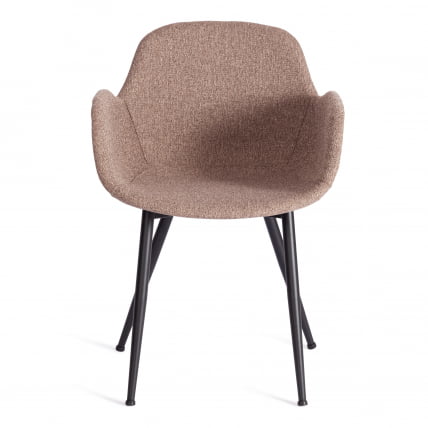 Стул VALENTINO (mod. PC45-2) металл/экокожа/ткань, 55 х 58 х 81 см, Brown (коричневый)/черный_4