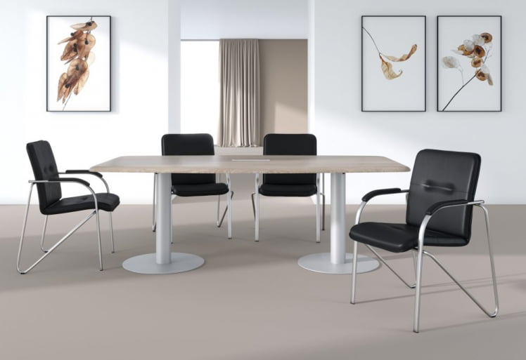 Кресло посетителя CHAIRMAN 850 N Черный 6 шт_5