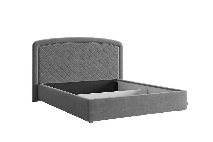 Кровать 1.6 Сильва 2 с подъем. механизмом ZP.KM1.6-18 сосна (велюр)_2