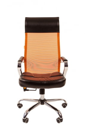 Кресло для руководителя CХАИРМАН 700 Оранжевый / CHAIRMAN_1
