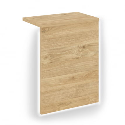 Накладка с подсветкой прямая высокая для О.R-F.MP.V-98 ONIX О.R-NP.V-98.1.S Тиквуд светлый_0