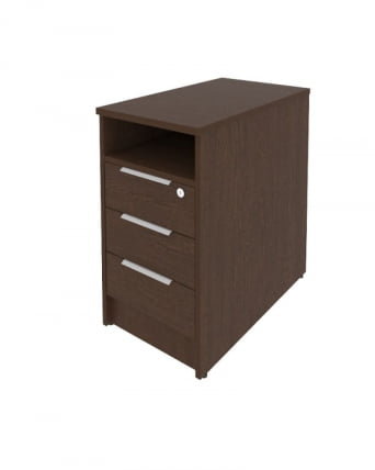 Тумба приставная Metal System Б.ТП-1 Венге/Белый_0