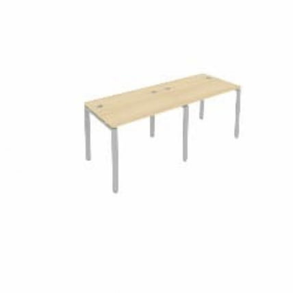 Рабочая станция на 2 раб.места Metal System Б.СМ-2.1 Акация/Серый_0