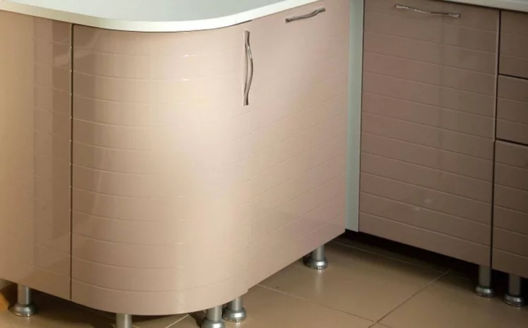 Кухонный гарнитур угловой Анастасия №7 Белый Капучино_6