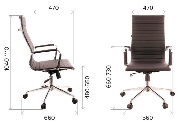 Кресло руководителя Everprof Rio Black T экокожа Черный_3