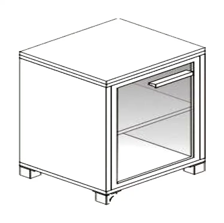 Шкаф для документов Л.Ш-1С левый Орех_0