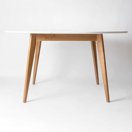 Стол обеденный Орион Plus 100x100 Морилка Орех Морилка Дуб натуральный_5