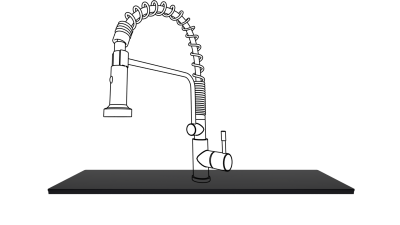 Подставка под кран Kit Kraken WING-GREEK ПодставкаПодКранWING-GULFBL_0