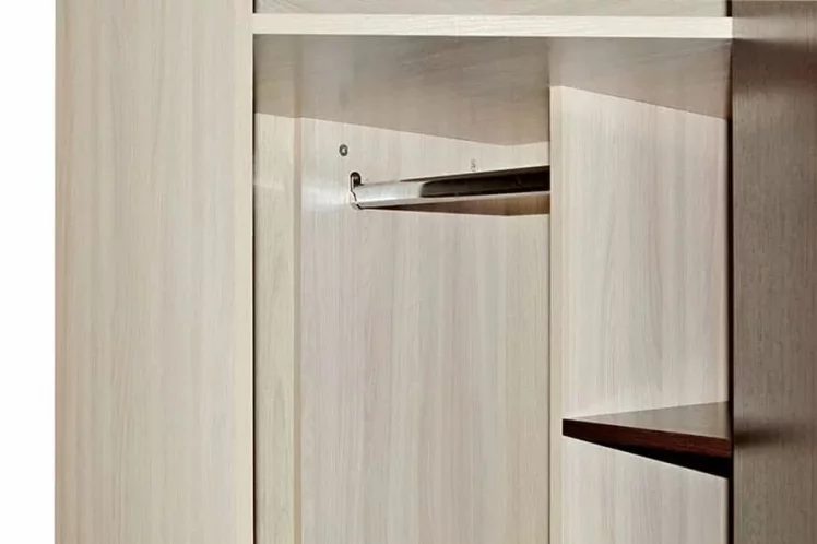 Шкаф угловой Ольга 9.1 Ясень шимо светлый Венге_2