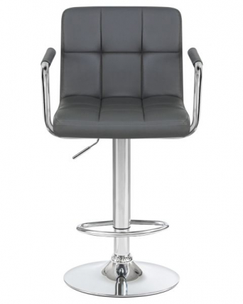 Стул барный DOBRIN KRUGER ARM (серый) 2 шт_6