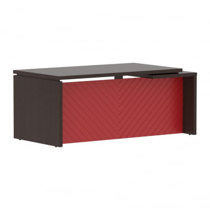 Стол руководителя левый Torr LUX TLCT 189 L Венге Магия Красный_0