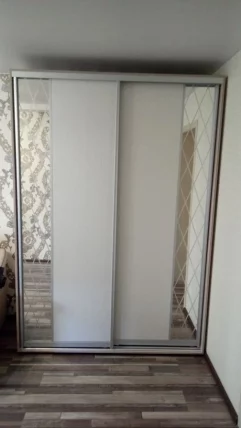 Шкаф-купе 2-х дверный Акцент-Вера КР 1600х600  Ясень шимо светлый_2