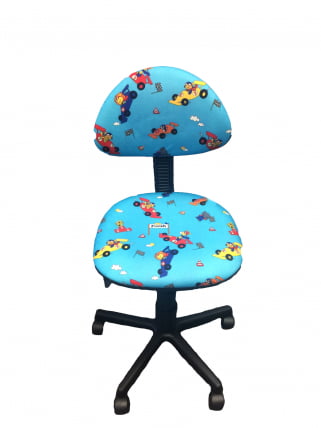 Детское компьютерное кресло LB-C02 [Синий (машинки)]_0
