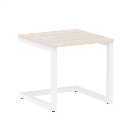 Журнальный стол HOME OFFICE VR.SP-2-58.G Денвер Светлый/Белый металл_0