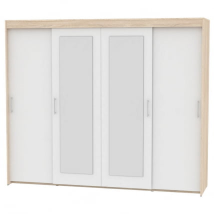 Шкаф-купе Т-5-198х235х45-М(ДСС-Белый-8) / T-5-198х235х45-M(ДСС-Белый-8)_0