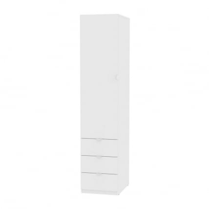 Шкаф распашный R-198х45х60-4-TR(Белый)_0